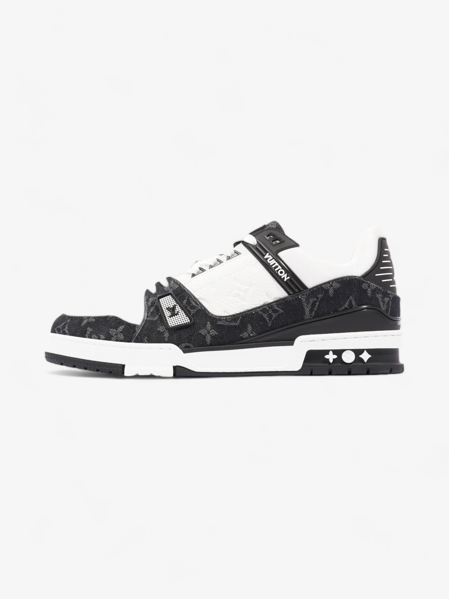Louis Vuitton LV Trainers Black / White Leather EU 46 UK 11