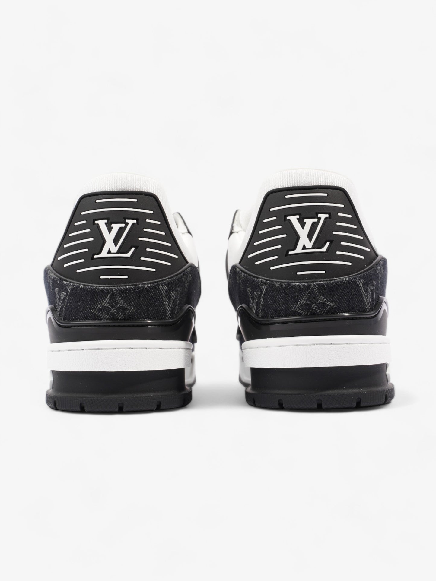 Louis Vuitton LV Trainers Black / White Leather EU 46 UK 11