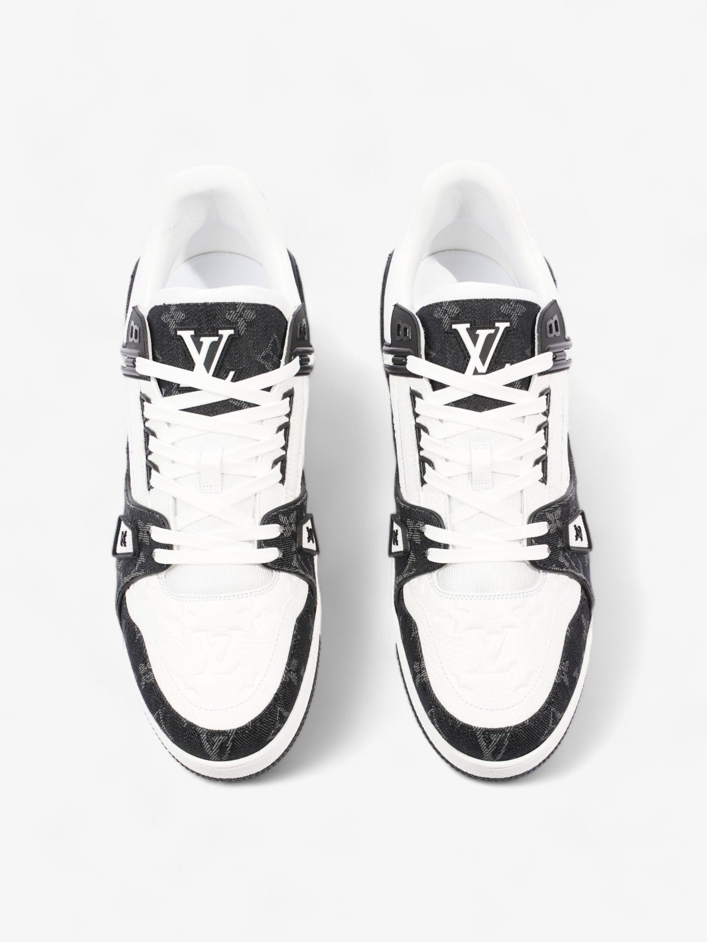 Louis Vuitton LV Trainers Black / White Leather EU 46 UK 11