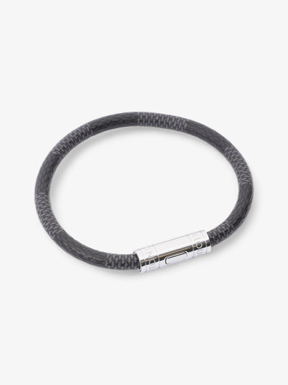 Louis Vuitton Keep It Bracelet Damier Graphite Coated Canvas 19