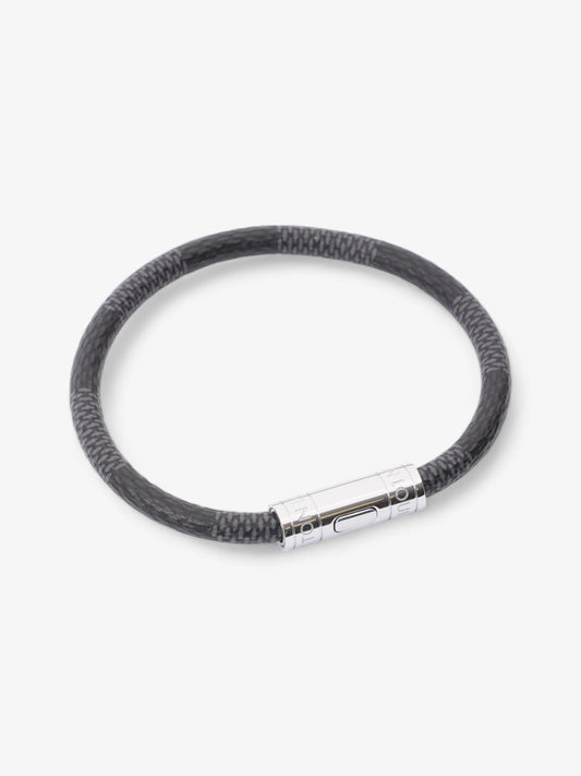 Louis Vuitton Keep It Bracelet Damier Graphite Coated Canvas 19