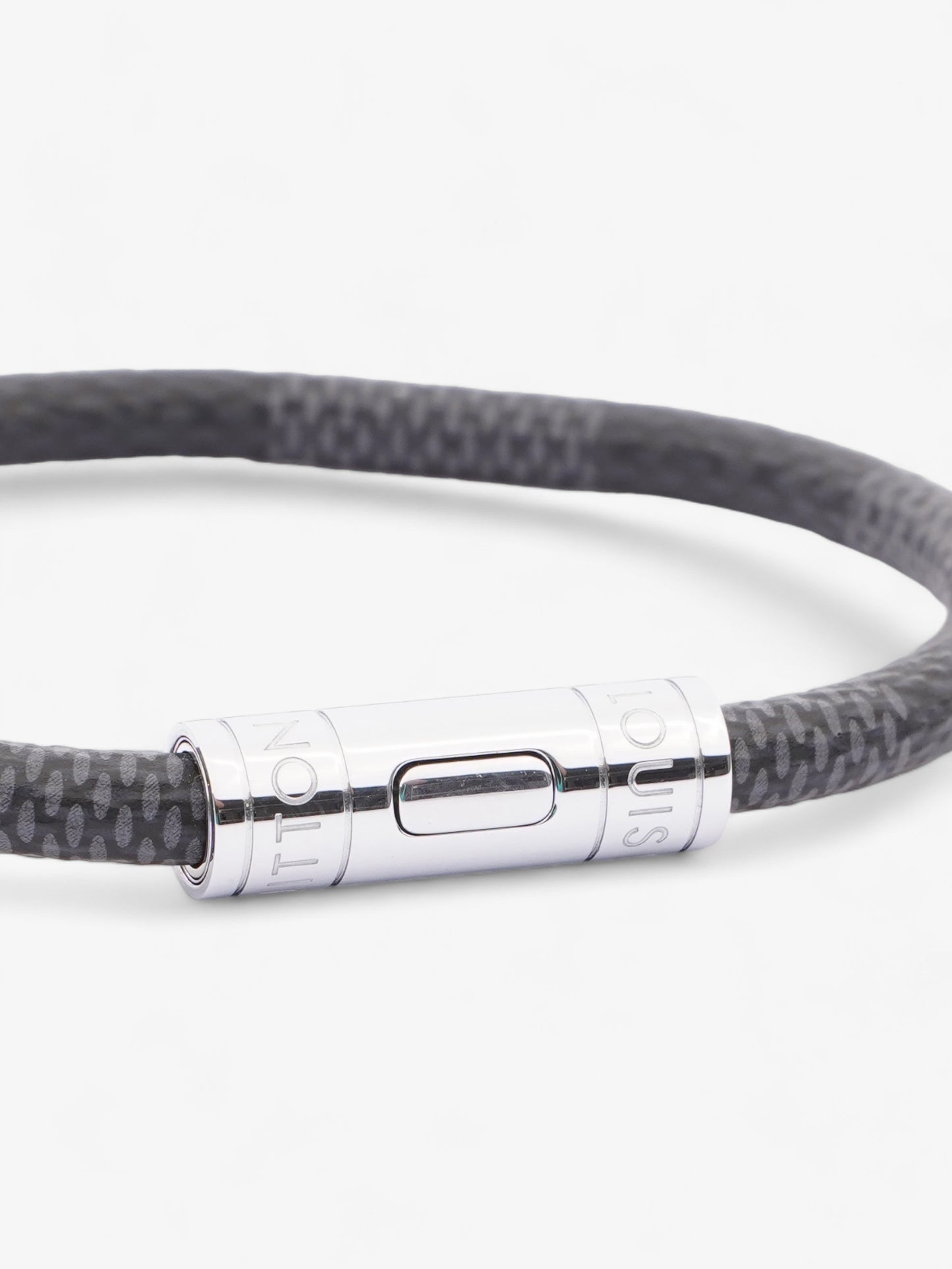 Louis Vuitton Keep It Bracelet Damier Graphite Coated Canvas 19