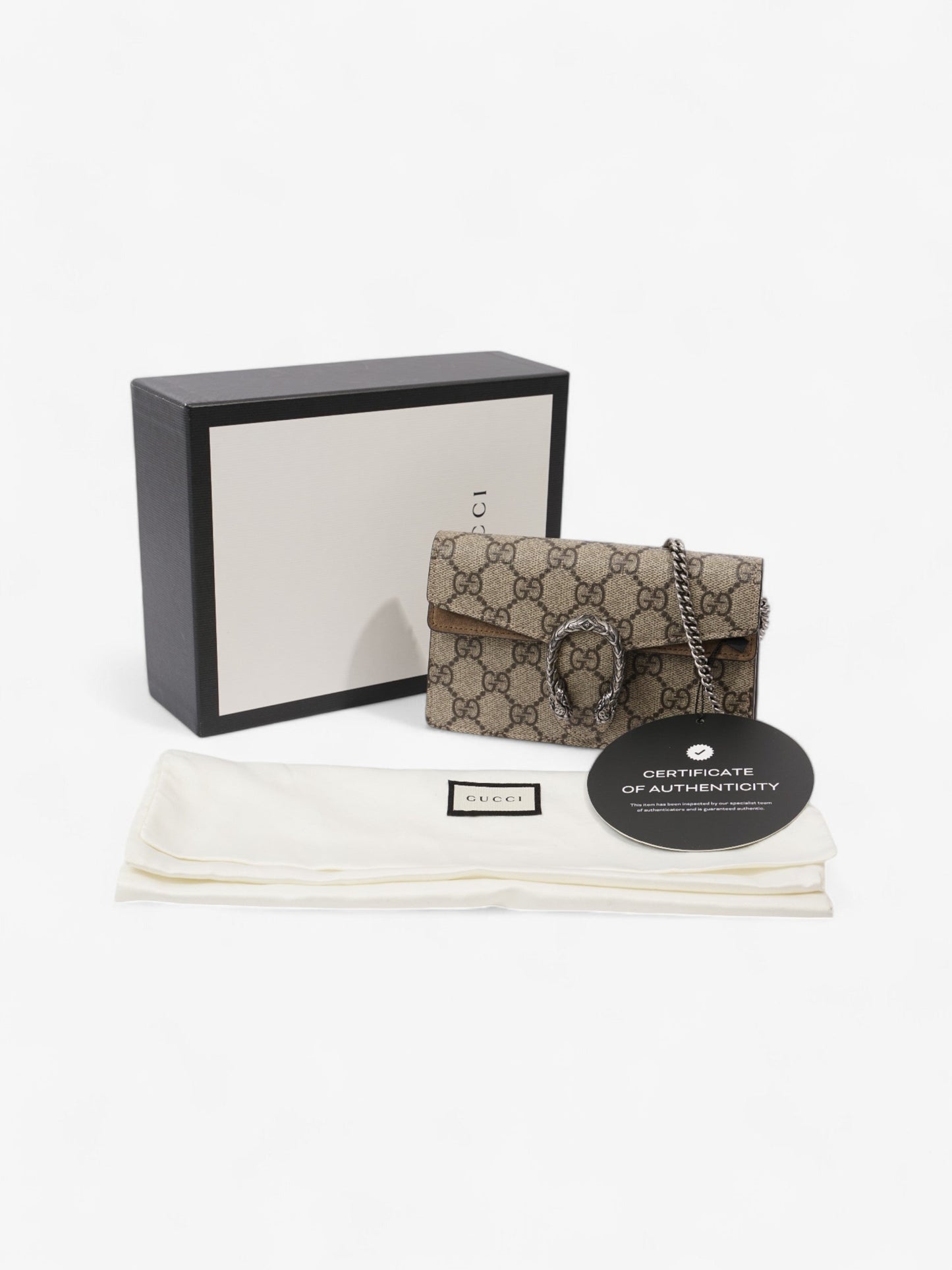 Gucci Dionysus GG Supreme Coated Canvas Super Mini