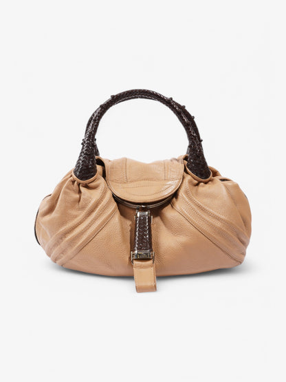 Fendi Spy Hobo Tan / Brown Leather