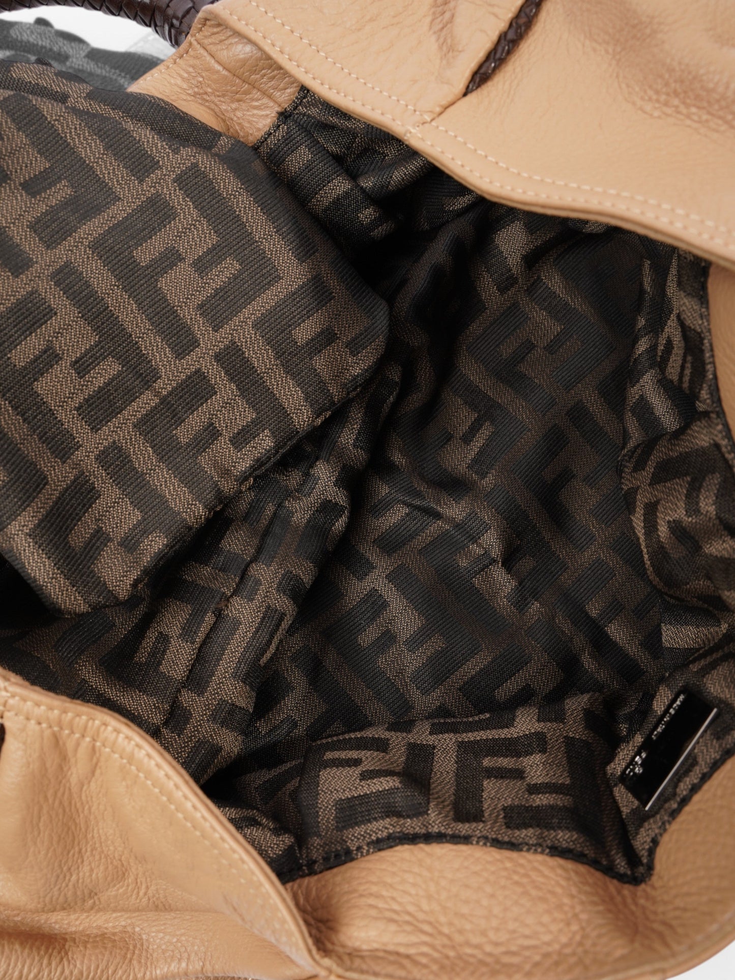 Fendi Spy Hobo Tan / Brown Leather