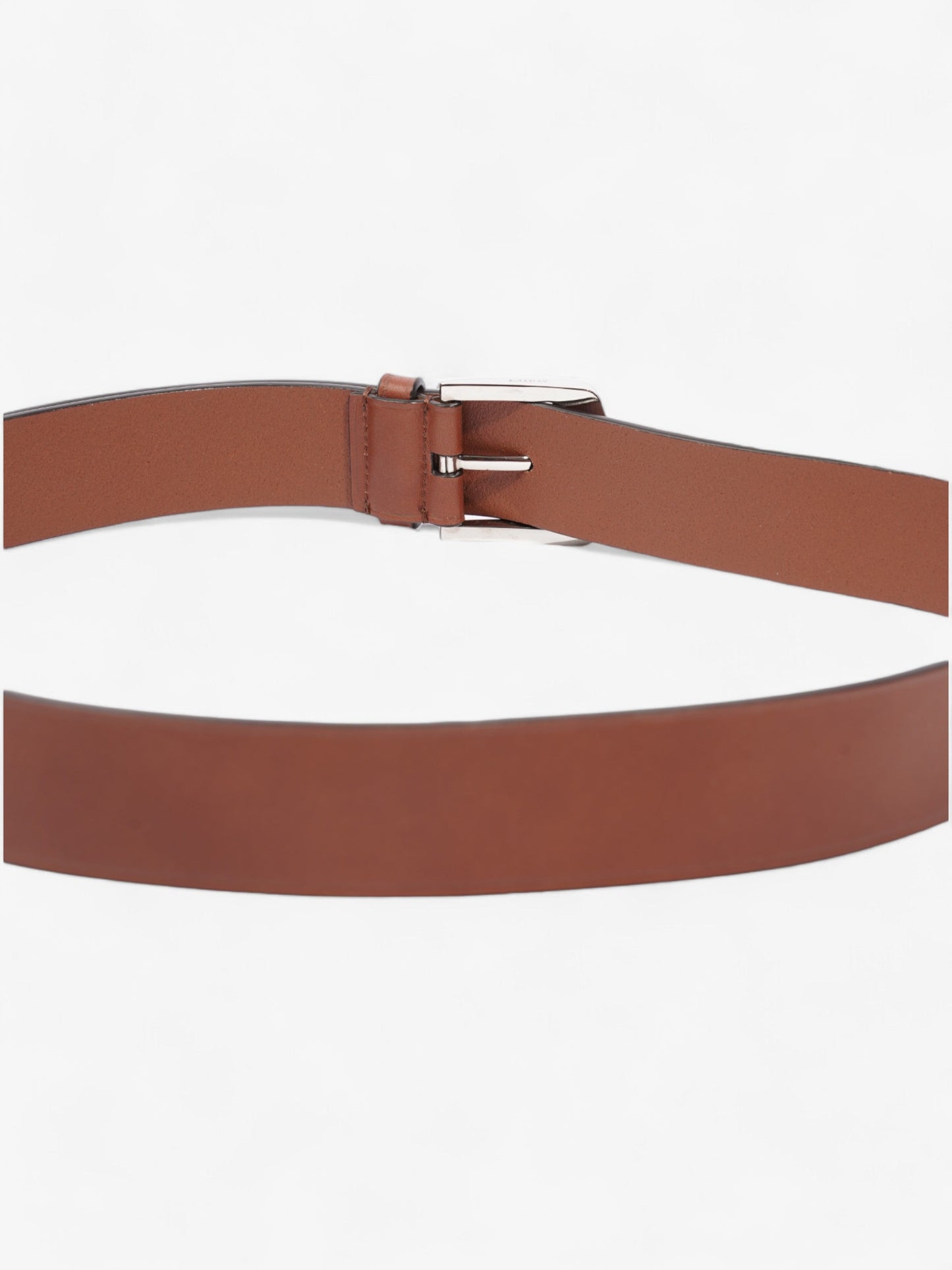 Burberry Buckle Belt Brown  Leather 90cm 36"