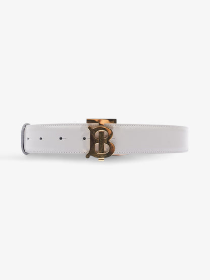 Burberry TB Belt Grey Leather Medium