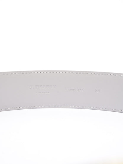 Burberry TB Belt Grey Leather Medium