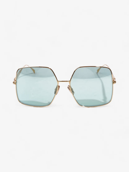 Fendi Aviator Sunglasses Gold Base Metal 145mm