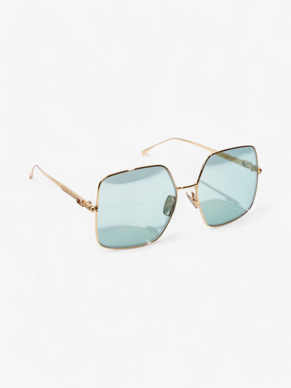 Fendi Aviator Sunglasses Gold Base Metal 145mm