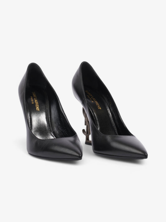 Saint Laurent Opyum Heels 110 Black Leather EU 38.5 UK 5.5