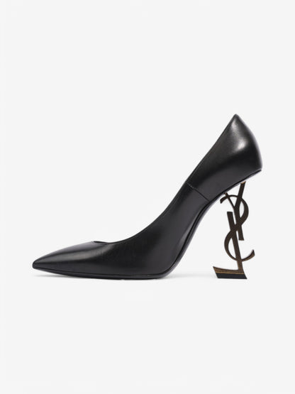 Saint Laurent Opyum Heels 110 Black Leather EU 38.5 UK 5.5