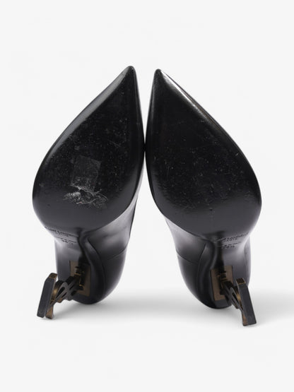 Saint Laurent Opyum Heels 110 Black Leather EU 38.5 UK 5.5