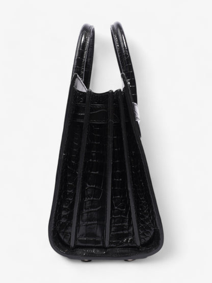 Saint Laurent Sac De Jour Black Embossed Leather Nano