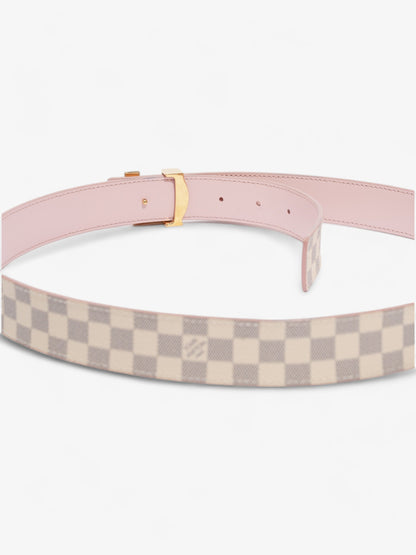 Louis Vuitton LV Initials Reversible Belt Damier Azur / Pink Canvas 85cm / 34"