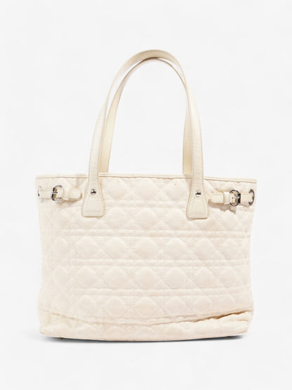 Christian Dior Panarea Tote Cream Canvas Small