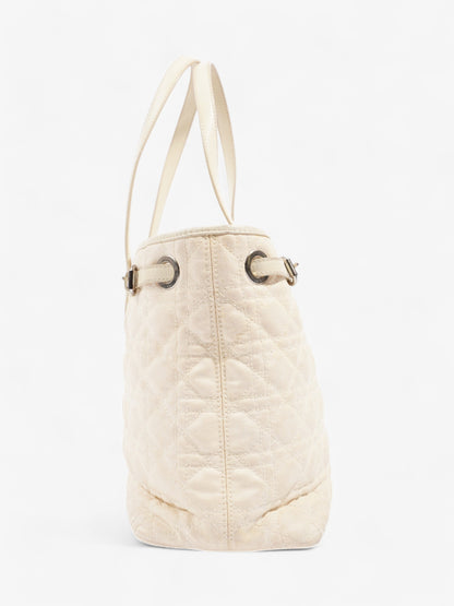 Christian Dior Panarea Tote Cream Canvas Small