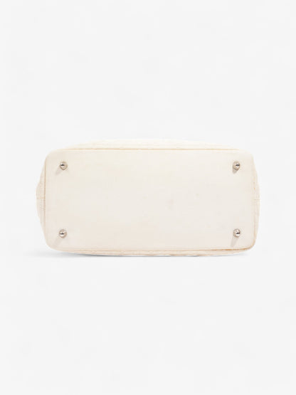 Christian Dior Panarea Tote Cream Canvas Small