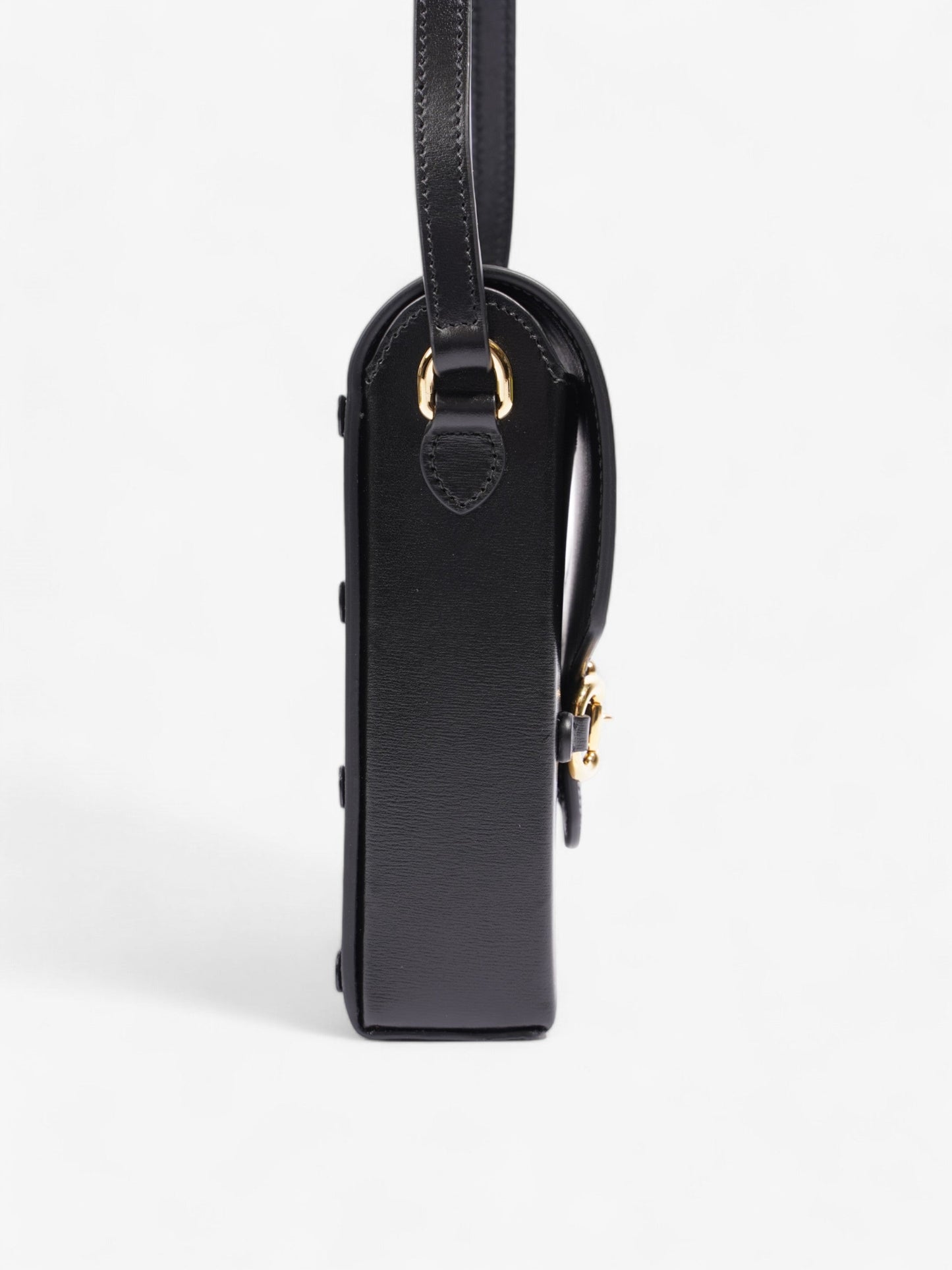 Gucci Horsebit 1955 Vertical Crossbody Black Leather