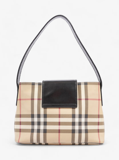Burberry Small Tote House Check / Black PVC