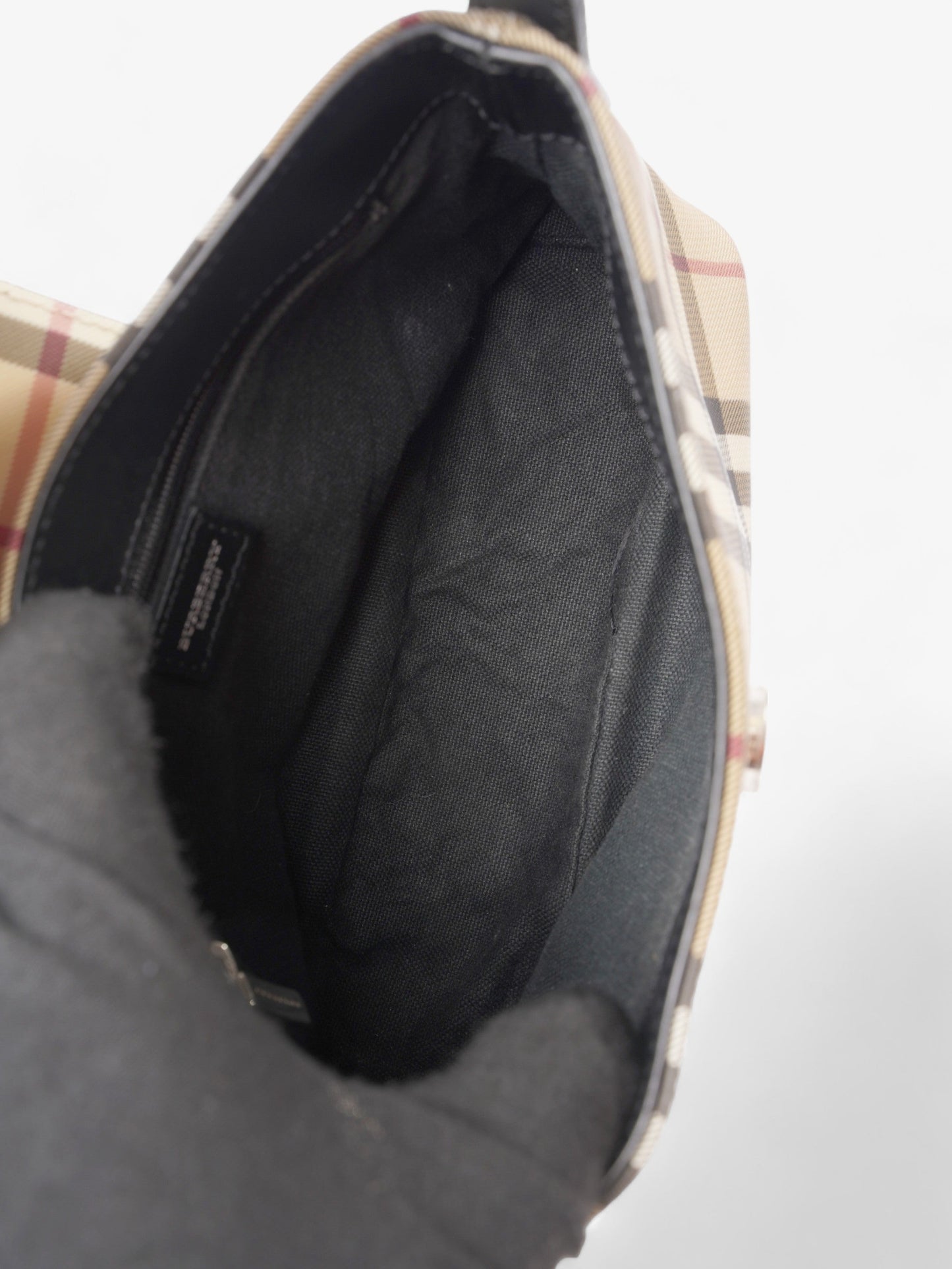 Burberry Small Tote House Check / Black PVC