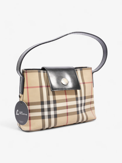 Burberry Small Tote House Check / Black PVC