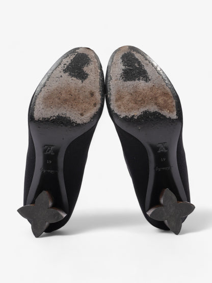 Louis Vuitton Silhouette Ankle Boots 6cm Black / Monogram Fabric EU 41 UK 8