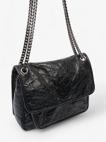 Saint Laurent Niki Black Calfskin Leather Large