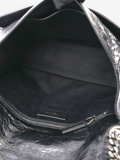 Saint Laurent Niki Black Calfskin Leather Large