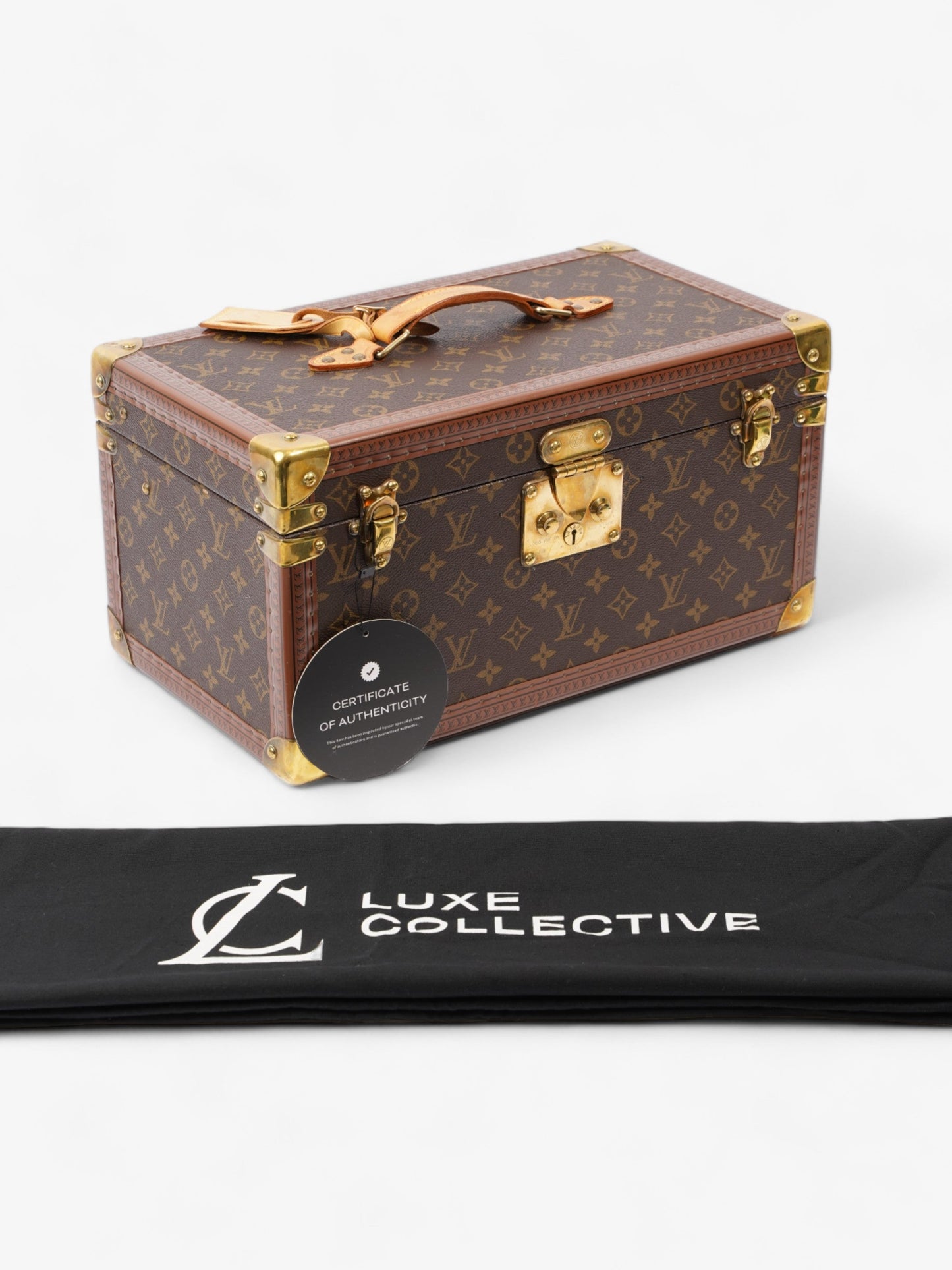 Louis Vuitton Boite Pharmacie Train Case Monogram Coated Canvas