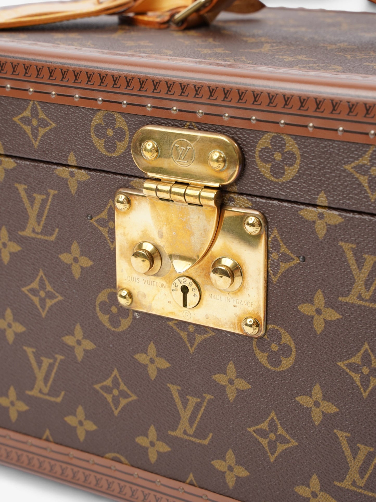 Louis Vuitton Boite Pharmacie Train Case Monogram Coated Canvas
