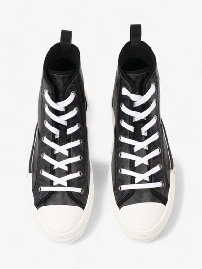 Christian Dior B23 High Top Black / White Canvas EU 43 UK 9