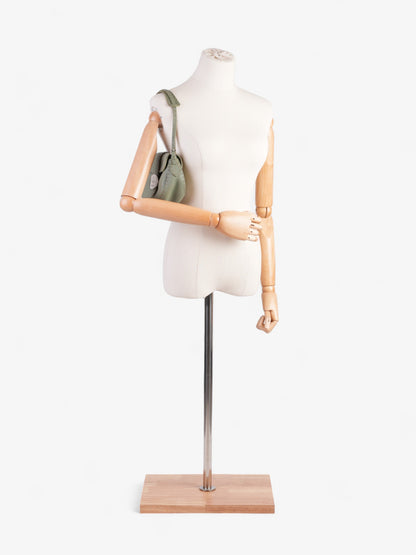 Fendi Salleria Flap Olive Green Leather