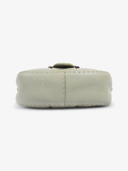 Fendi Salleria Flap Olive Green Leather