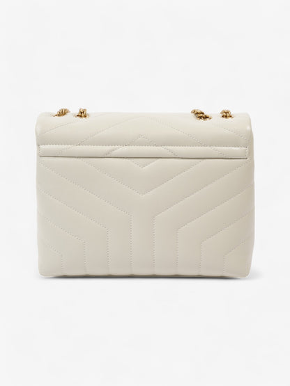 Saint Laurent Lou Lou Cream Calfskin Leather Small