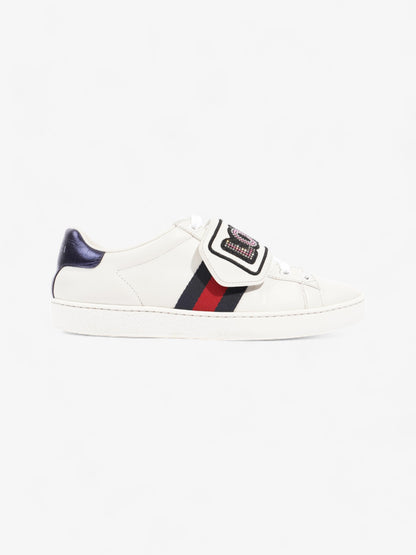 Gucci Ace "Loved" Sneakers White / Red / Blue Leather EU 36 UK 3