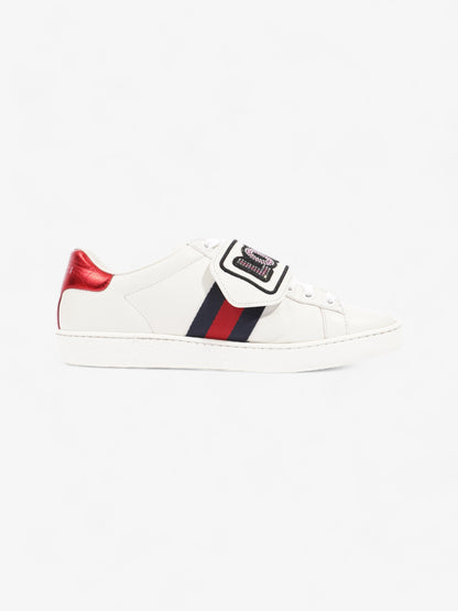 Gucci Ace "Loved" Sneakers White / Red / Blue Leather EU 36 UK 3