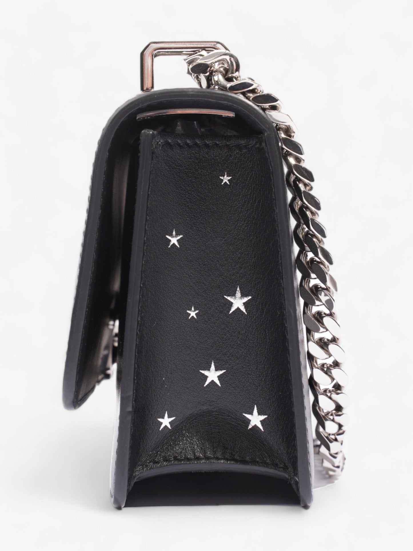 Burberry Star TB Logo Bag Black Leather