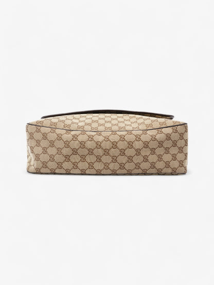 Gucci Messenger Bag Beige / Brown Canvas