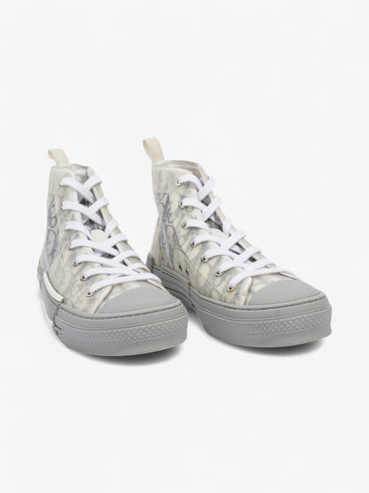Christian Dior B23 High-tops Grey Oblique  / White Mesh EU 41 UK 7