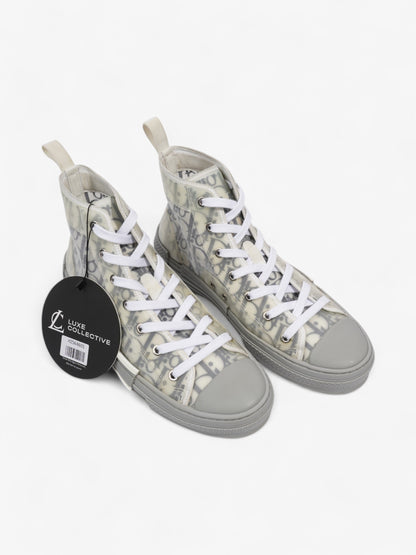 Christian Dior B23 High-tops Grey Oblique  / White Mesh EU 41 UK 7