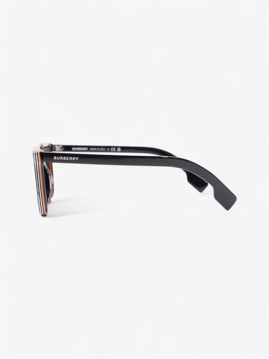Burberry Carnaby Sunglasses Black Acetate 145mm
