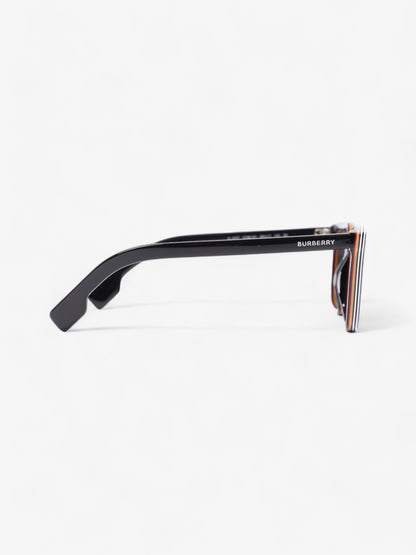 Burberry Carnaby Sunglasses Black Acetate 145mm