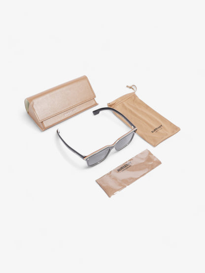 Burberry Carnaby Sunglasses Black Acetate 145mm
