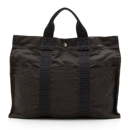Hermes Canvas Herline MM Tote (SHF-15379)