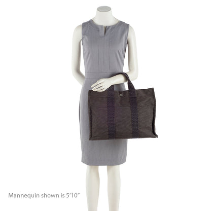 Hermes Canvas Herline MM Tote (SHF-15379)