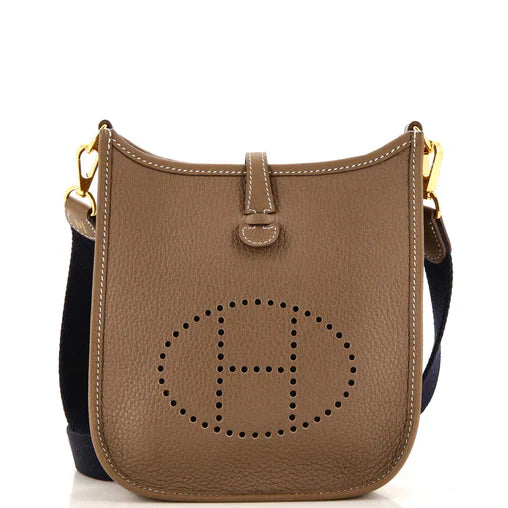 Hermes Long Strap Evelyne Bag Clemence TPM