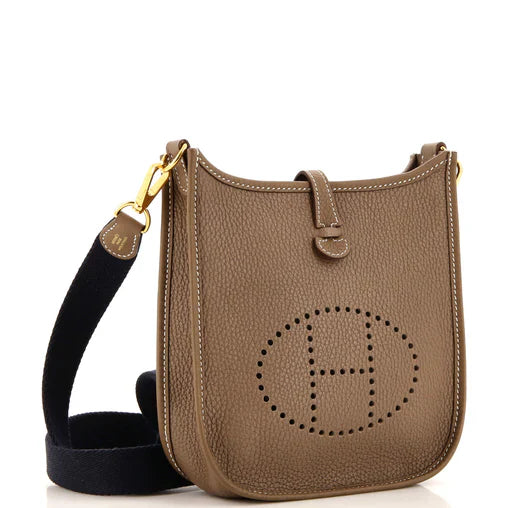 Hermes Long Strap Evelyne Bag Clemence TPM