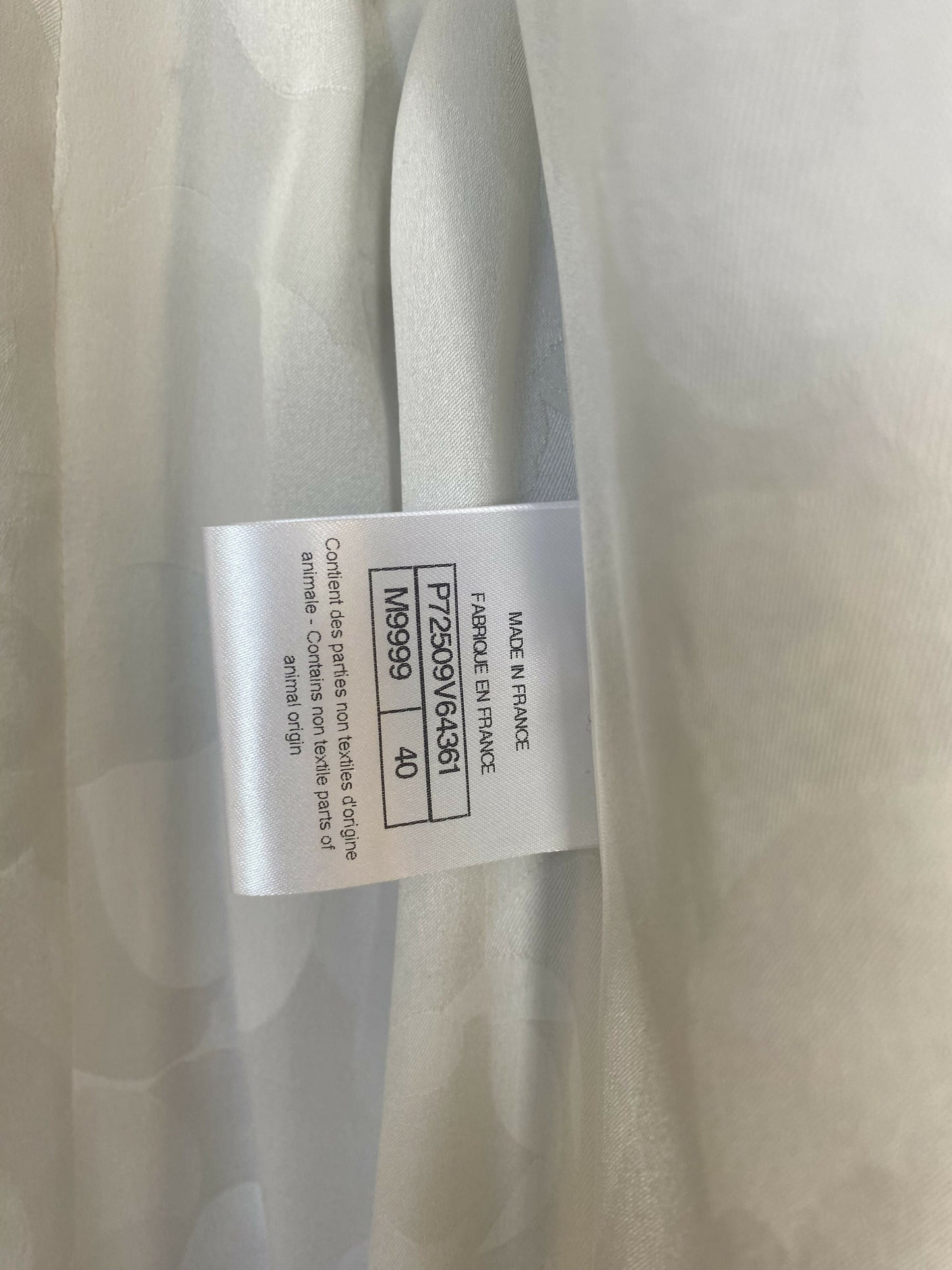 Chanel 22S Runway Sequin CC Logo Black and White Jacket FR 40