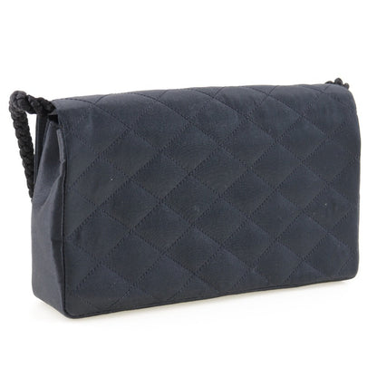 Chanel Matelasse Satin Rhinestone Shoulder Bag